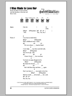 I Was Made To Love Her von Stevie Wonder (Download) 