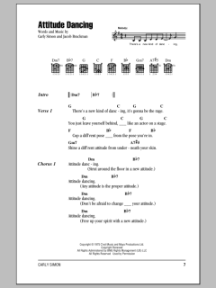 Attitude Dancing von Carly Simon (Download) 