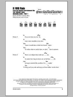 It Will Rain von Bruno Mars (Download) 