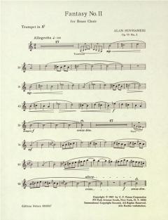 Fantasie Nr. 2 op. 70 Nr. 2 (Alan Hovhaness) 