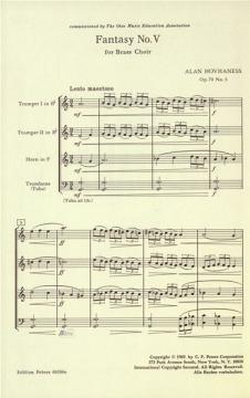 Fantasie op. 70 Nr. 5 (Alan Hovhaness) 