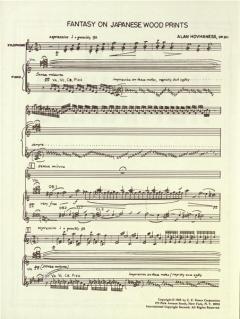 Fantasy On Japanese Woodprints von Alan Hovhaness 