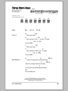 Three More Days von Ray LaMontagne (Download) 