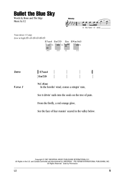 Bullet The Blue Sky von U2 (Download) 