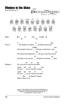 Window In The Skies von U2 (Download) 