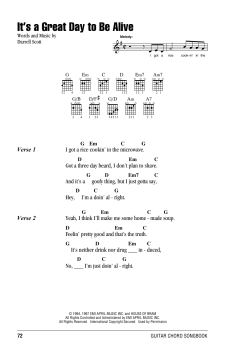 It's A Great Day To Be Alive von Travis Tritt (Download) 