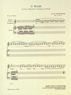 O world op. 32 Nr. 2 von Alan Hovhaness 
