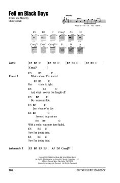 Fell On Black Days von Soundgarden (Download) 