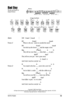 Bad Day von Daniel Powter (Download) 