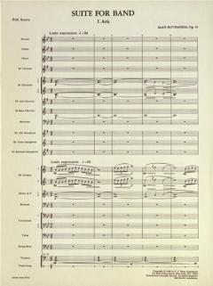Suite for Band op. 15 von Alan Hovhaness für großes Orchester im Alle Noten Shop kaufen (Partitur)