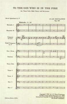 To The God Who Is In The fire Op. 146 (Alan Hovhaness) 