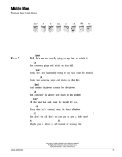 Middle Man von Jack Johnson (Download) 