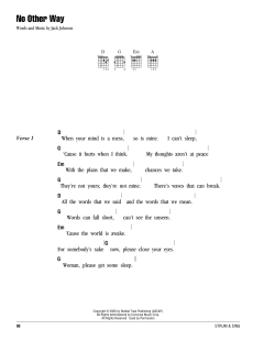 No Other Way von Jack Johnson (Download) 