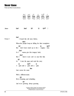 Never Know von Jack Johnson (Download) 