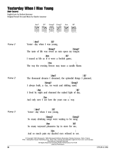 Yesterday, When I Was Young von Roy Clark (Download) 