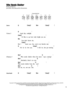 Who Needs Shelter von Jason Mraz (Download) 