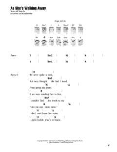 As She's Walking Away von Wyatt Durrette (Download) 