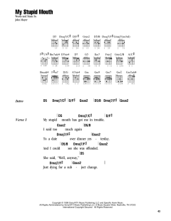 My Stupid Mouth von John Mayer (Download) 