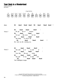 Your Body Is A Wonderland von John Mayer (Download) 