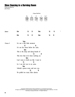 Slow Dancing In A Burning Room von John Mayer (Download) 