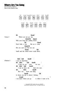Where Are You Going von Dave Matthews Band (Download) 