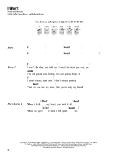 I Won't von Colbie Caillat (Download) 