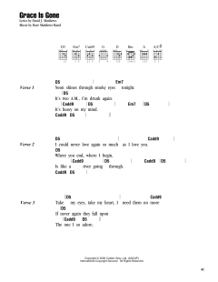 Grace Is Gone von Dave Matthews Band (Download) 