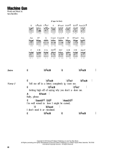 Machine Gun von Sara Bareilles (Download) 