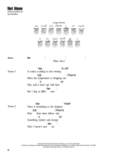 Not Alone von Sara Bareilles (Download) 