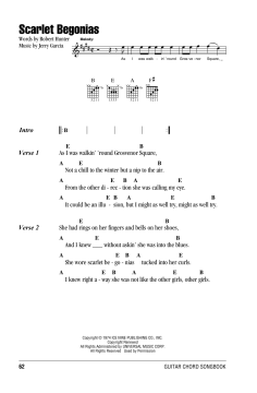 Scarlet Begonias von Sublime (Download) 