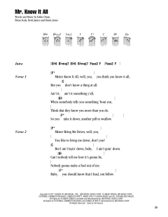 Mr. Know It All von Kelly Clarkson (Download) 