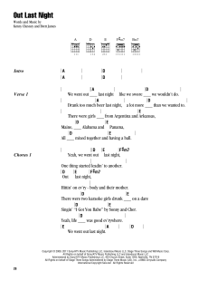 Out Last Night von Kenny Chesney (Download) 