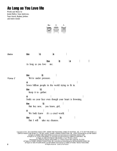 As Long As You Love Me von Rodney Jerkins (Download) 