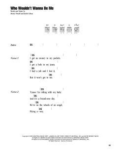 Who Wouldn't Wanna Be Me von Keith Urban (Download) 