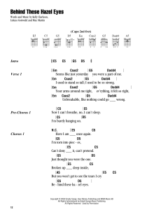 Behind These Hazel Eyes von Kelly Clarkson (Download) 