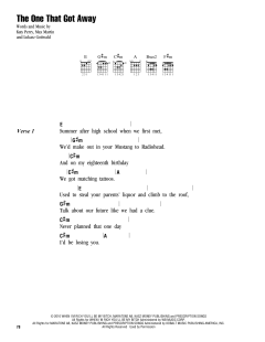 The One That Got Away von Katy Perry (Download) 