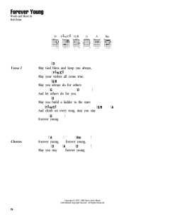 Forever Young von Bob Dylan (Download) 