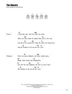 The Unicorn von Shel Silverstein (Download) 