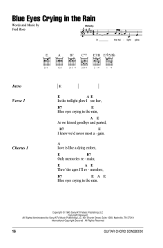 Blue Eyes Crying In The Rain von Elvis Presley (Download) 