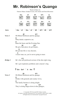 Mr. Robinson's Quango von Blur (Download) 