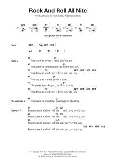 Rock And Roll All Nite von Kiss (Download) 