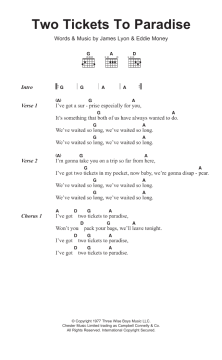 Two Tickets To Paradise von Eddie Money (Download) 