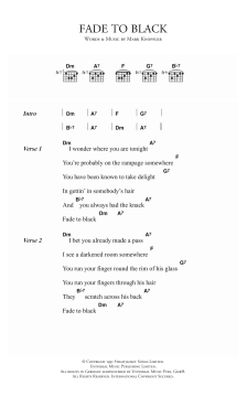 Fade To Black von Dire Straits (Download) 
