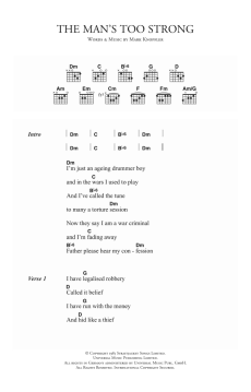 The Man's Too Strong von Dire Straits (Download) 