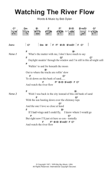 Watching The River Flow von Bob Dylan (Download) 