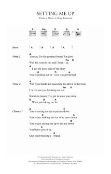 Setting Me Up von Dire Straits (Download) 