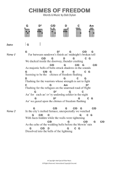 Chimes Of Freedom von Bob Dylan (Download) 
