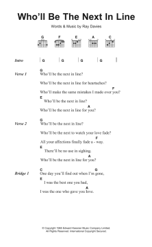 Who'll Be The Next In Line von The Kinks (Download) 