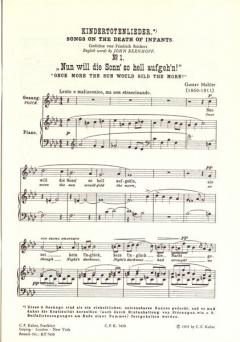 Kindertotenlieder von Gustav Mahler 