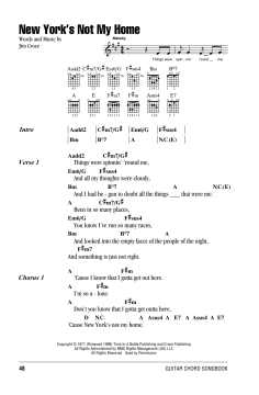 New York's Not My Home von Jim Croce (Download) 